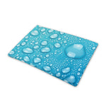 Water Drops Print Pet Cooling Mat Cover