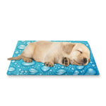 Water Drops Print Pet Cooling Mat Cover