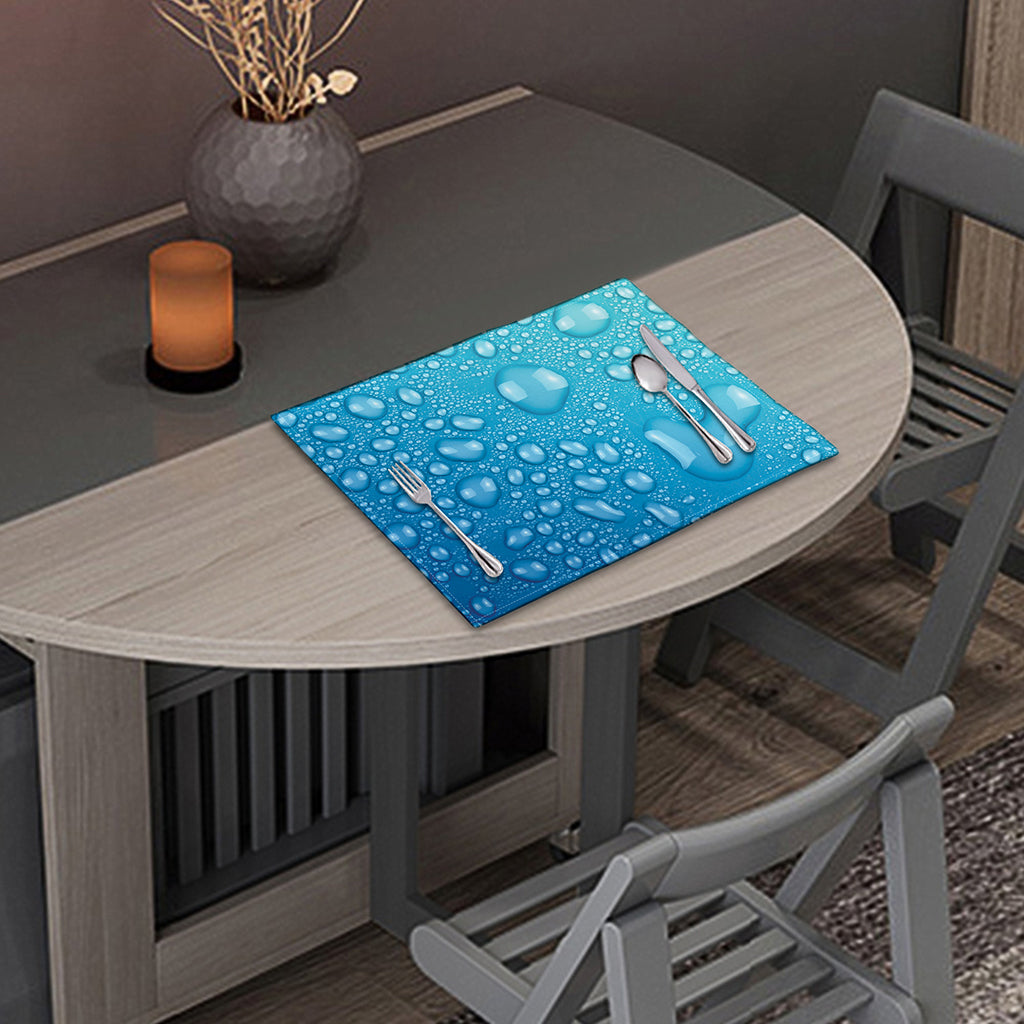 Water Drops Print Placemat