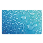 Water Drops Print Polyester Doormat