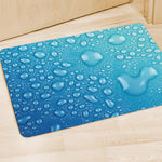 Water Drops Print Polyester Doormat