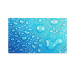 Water Drops Print Polyester Flag