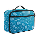 Water Drops Print Portable Lunch Bag