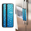 Water Drops Print Refrigerator Handle Covers