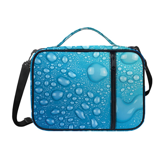 Water Drops Print Shoulder Strap Bible Bag