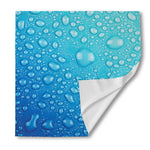 Water Drops Print Silk Bandana