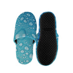 Water Drops Print Slippers