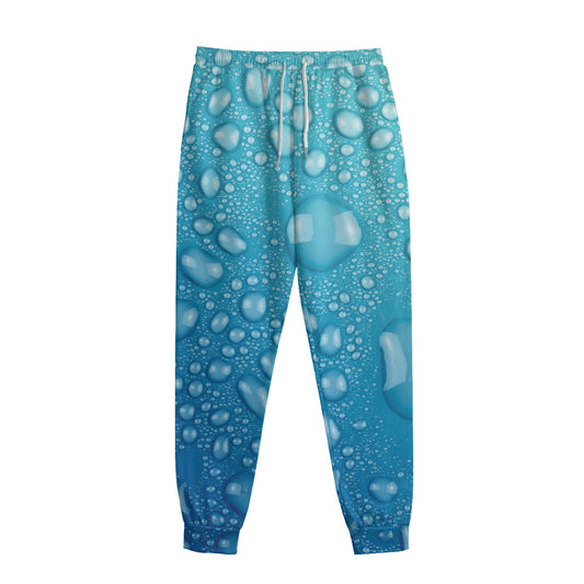 Water Drops Print Sweatpants