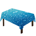 Water Drops Print Tablecloth