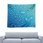 Water Drops Print Tapestry