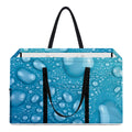 Water Drops Print Utility Tote Bag