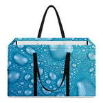 Water Drops Print Utility Tote Bag
