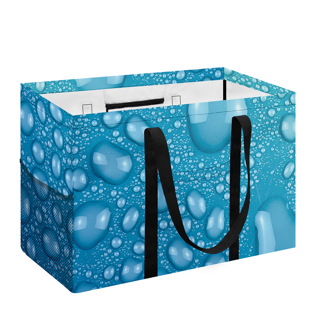 Water Drops Print Utility Tote Bag
