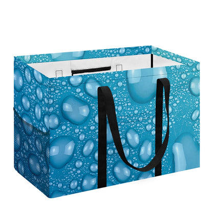 Water Drops Print Utility Tote Bag