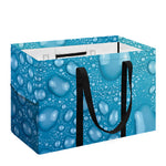 Water Drops Print Utility Tote Bag