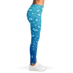 Water Drops Print Women's Leggings