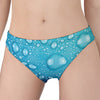 Water Drops Print Women's Panties