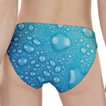 Water Drops Print Women's Panties