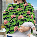 Water Lily Flower Pattern Print Baby Seat Cover
