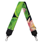 Water Lily Flower Pattern Print Bag Strap