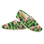 Water Lily Flower Pattern Print Casual Shoes