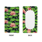 Water Lily Flower Pattern Print Changing Pad Cover