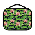 Water Lily Flower Pattern Print Classic Bible Case