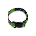Water Lily Flower Pattern Print Dog Collar