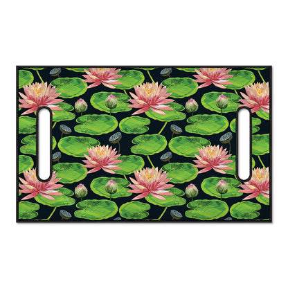 Water Lily Flower Pattern Print Golf Cart Seat Cover