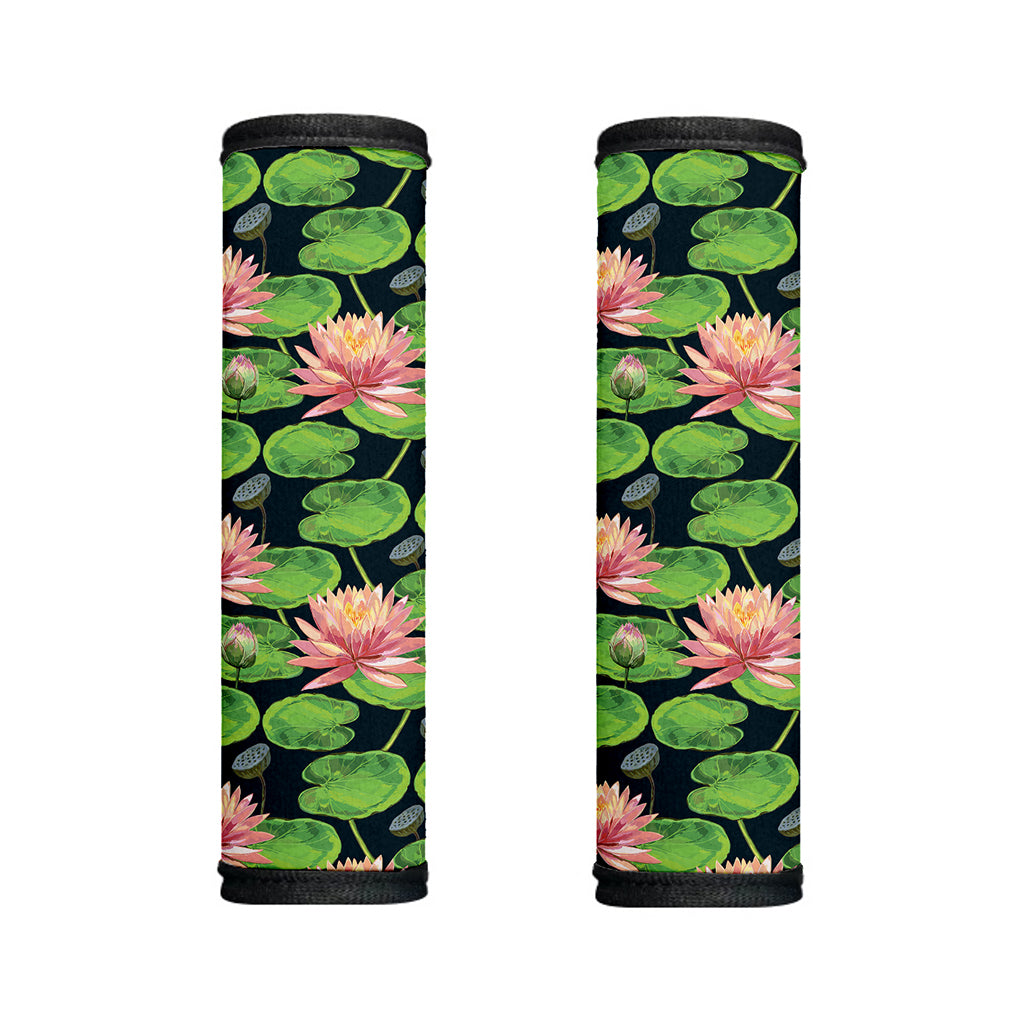 Water Lily Flower Pattern Print Handle Covers
