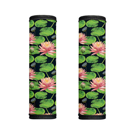 Water Lily Flower Pattern Print Handle Covers