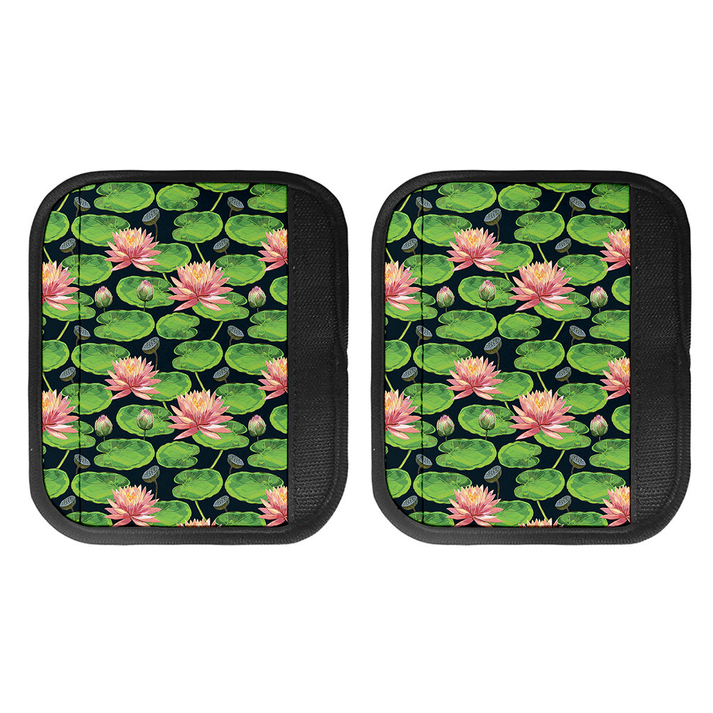 Water Lily Flower Pattern Print Handle Covers