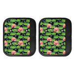 Water Lily Flower Pattern Print Handle Covers