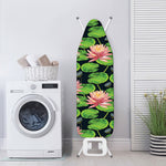 Water Lily Flower Pattern Print Ironing Board Cover