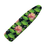 Water Lily Flower Pattern Print Ironing Board Cover