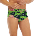 Water Lily Flower Pattern Print Men's Briefs