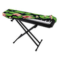 Water Lily Flower Pattern Print Piano Keyboard Cover