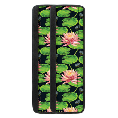 Water Lily Flower Pattern Print Refrigerator Handle Covers