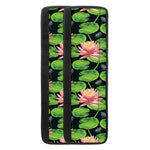Water Lily Flower Pattern Print Refrigerator Handle Covers