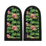 Water Lily Flower Pattern Print Skillet Handle Cover