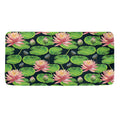 Water Lily Flower Pattern Print Towel