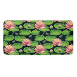 Water Lily Flower Pattern Print Towel