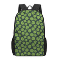 Water Lily Pads Pattern Print 17 Inch Backpack