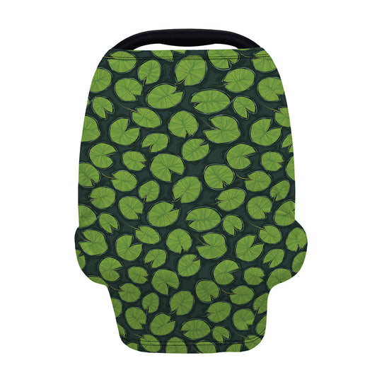 Water Lily Pads Pattern Print Baby Seat Cover