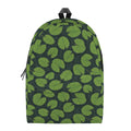 Water Lily Pads Pattern Print School Backpack