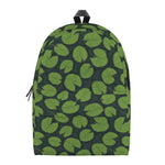 Water Lily Pads Pattern Print Backpack