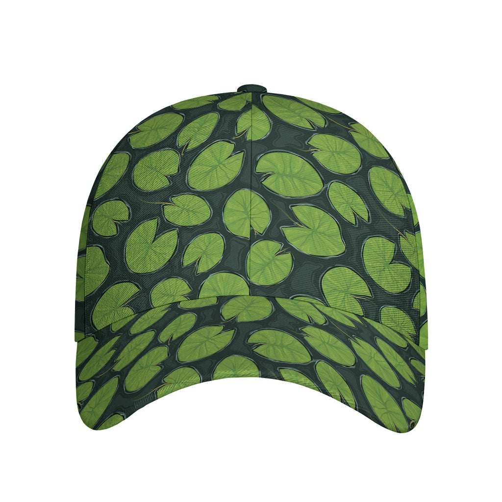 Water Lily Pads Pattern Print Baseball Cap