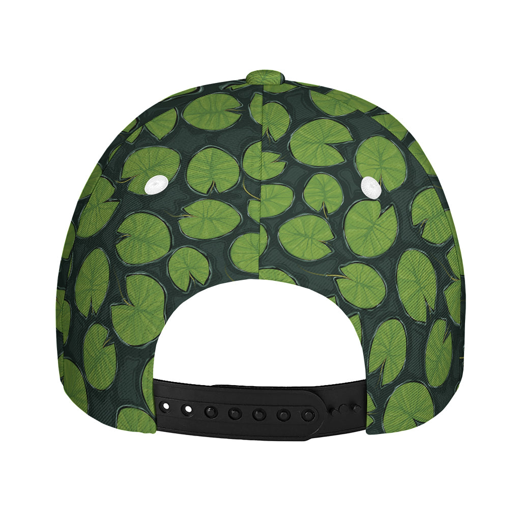 Water Lily Pads Pattern Print Baseball Cap