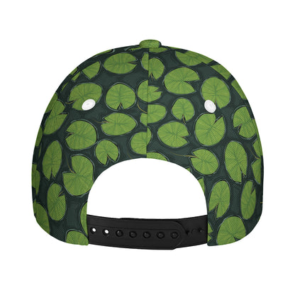 Water Lily Pads Pattern Print Baseball Cap