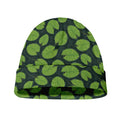 Water Lily Pads Pattern Print Beanie